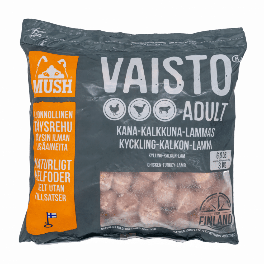 MUSH Vaisto Grå 3kg