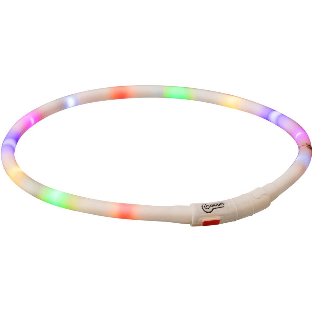 Trixie Flash Light Ring Silikon Multifärg