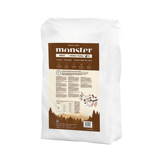 Monster Dog GF Adult Chicken/Turkey 17kg