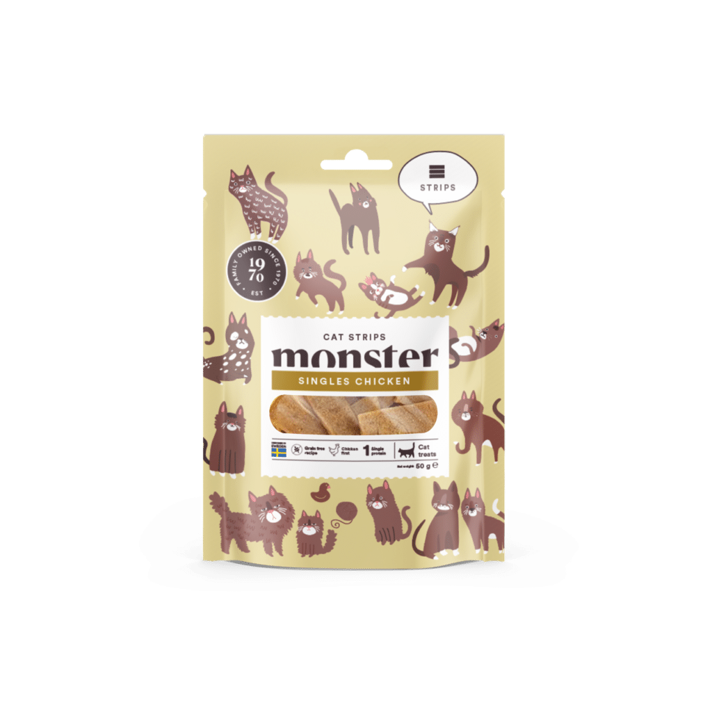 Monster Cat Strips Chicken 50g