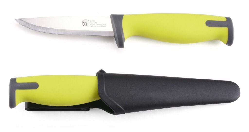 Slidkniv Rostfri Med Gummihandtag