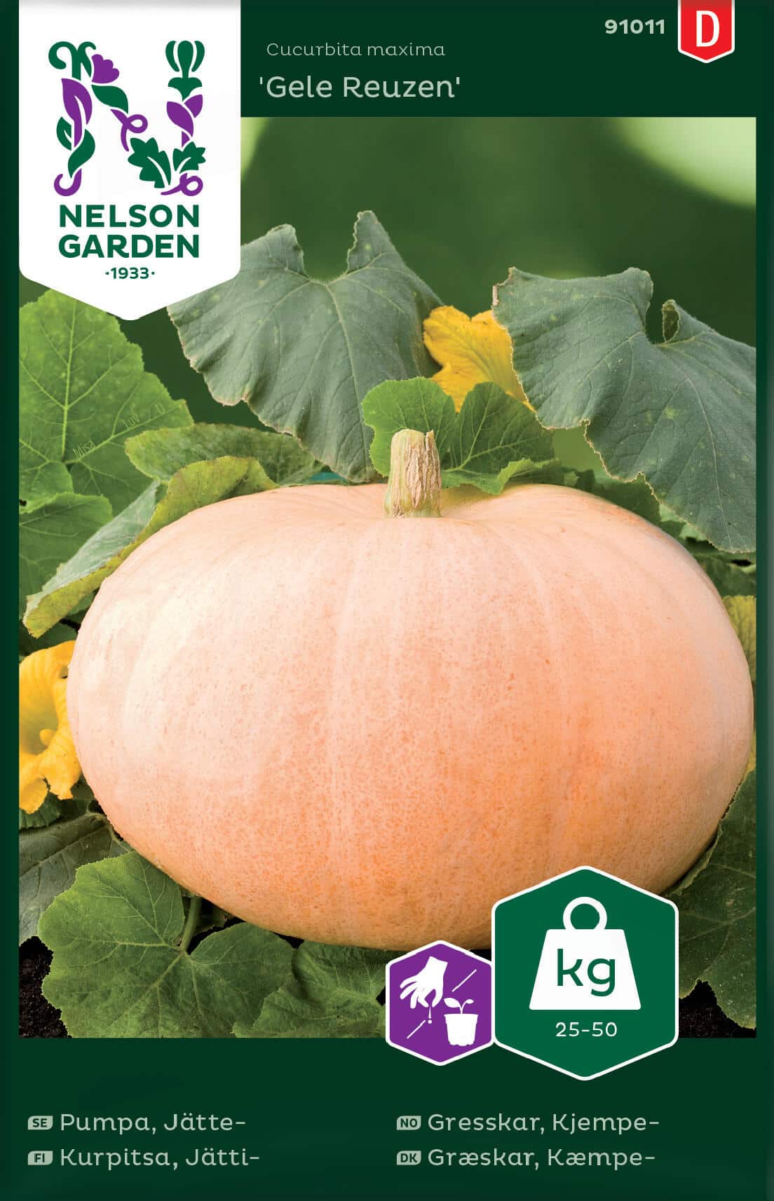 Pumpa, Jätte, Gele Reuzen