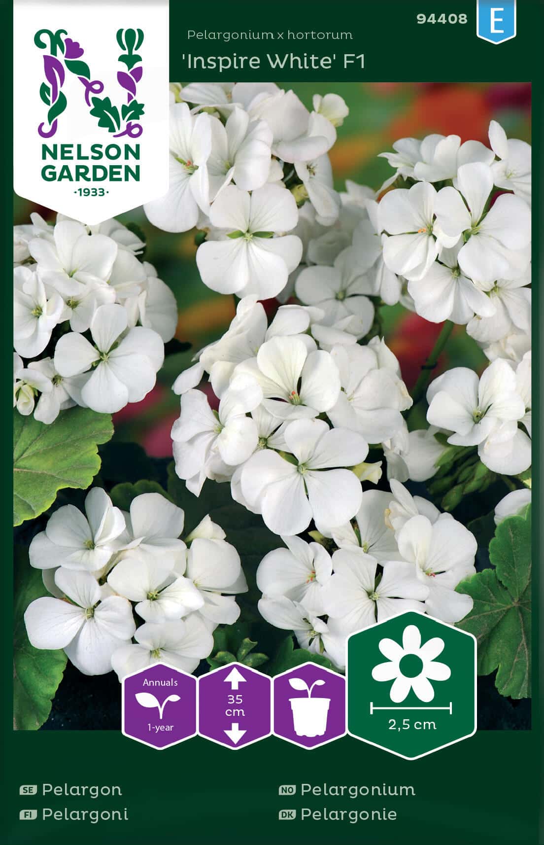 Pelargon, Inspire White