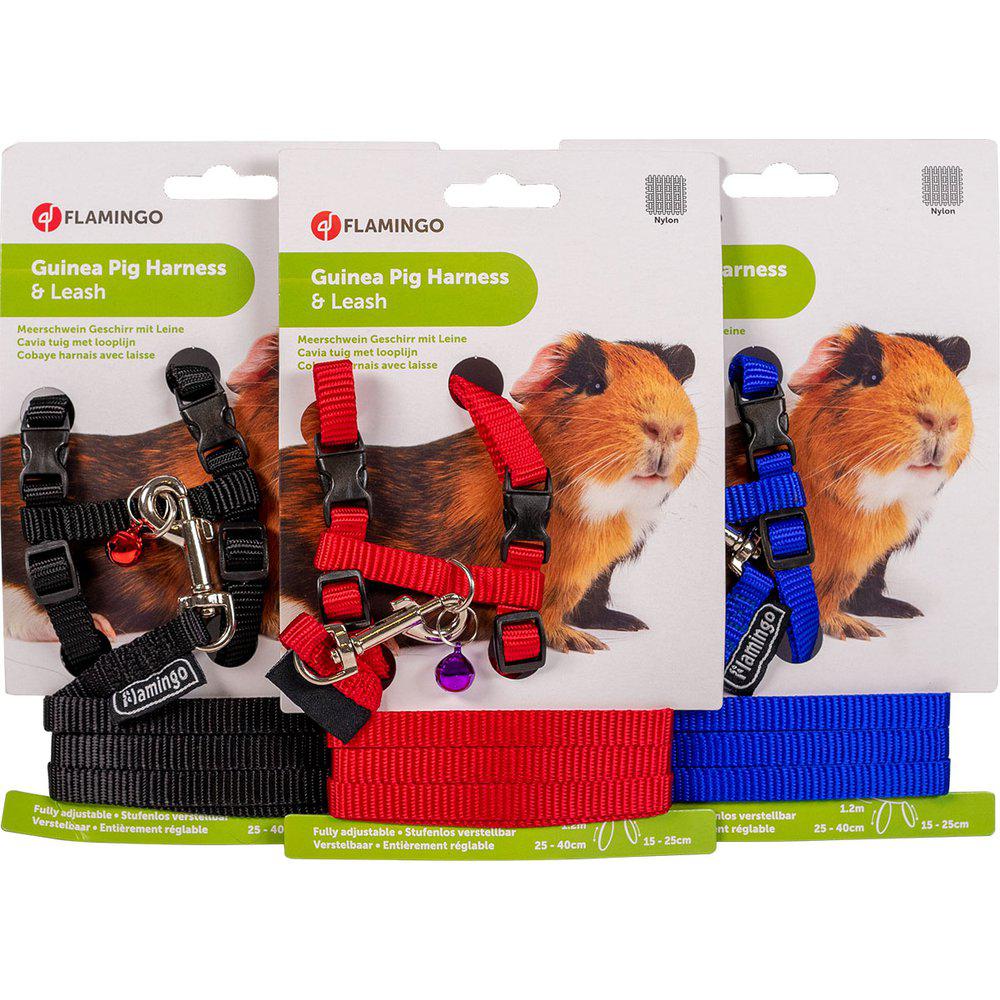 Marsvinssele med koppel 15-25cm mix