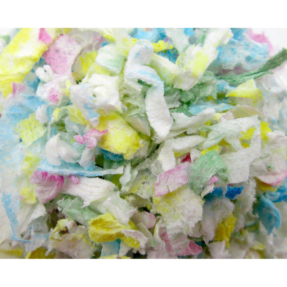 Naturligt pappersströ 4,1L Smådjur mixfärg