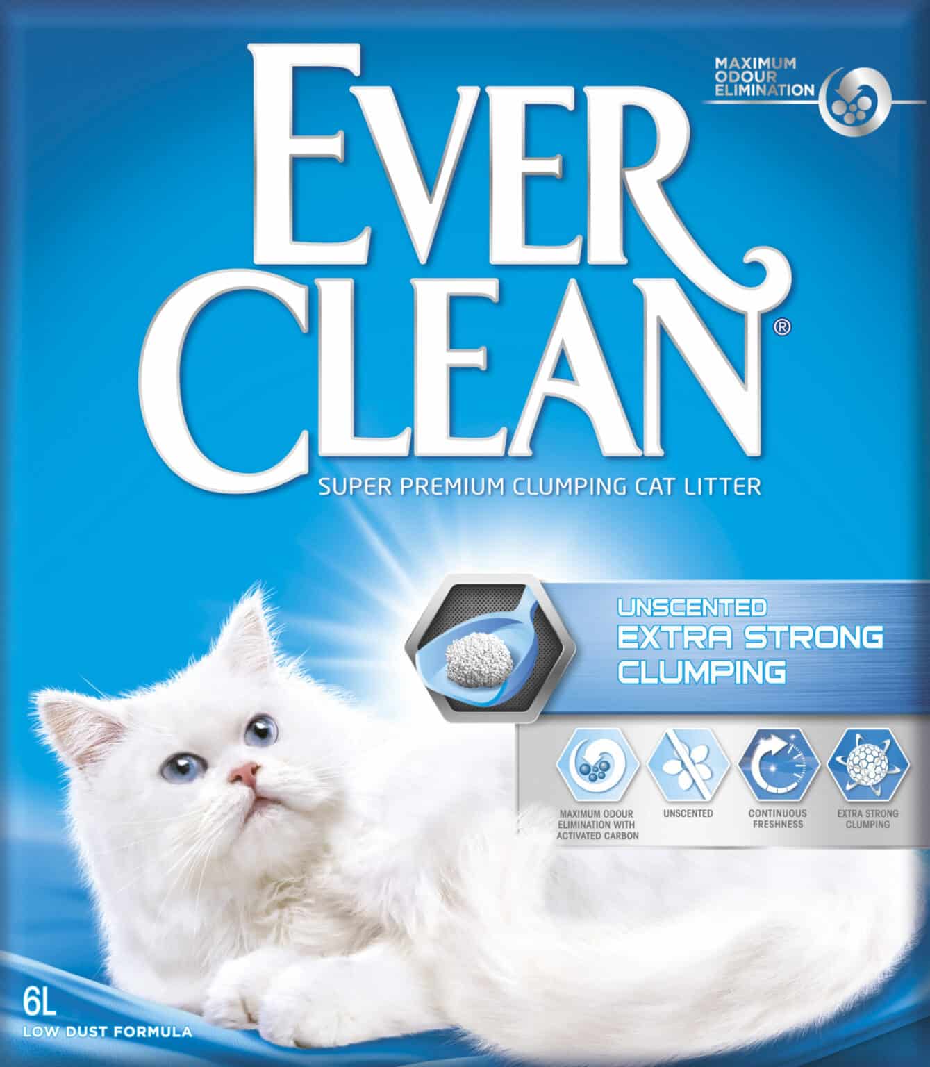 Ever Clean Extra Strong Clumping Unscented 6L