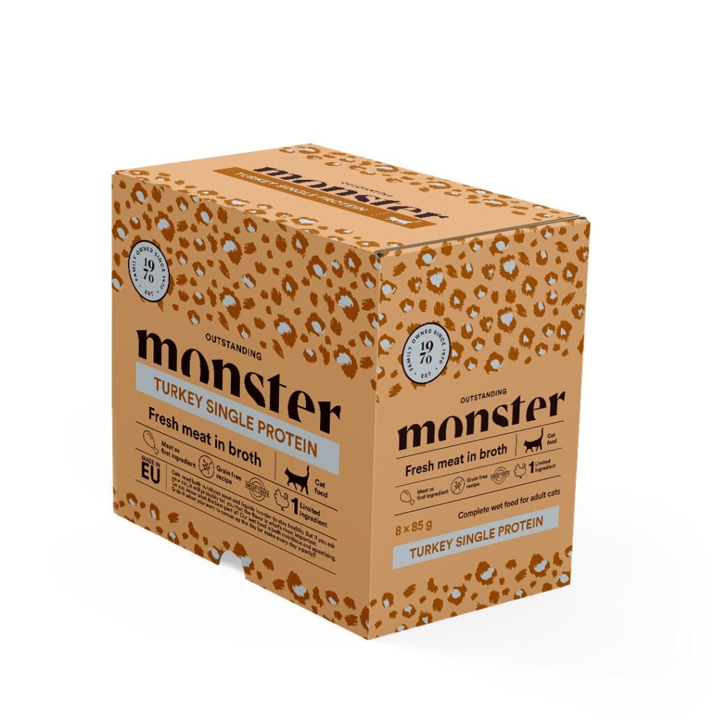 Monster Cat Pouches 8-pack Turkey