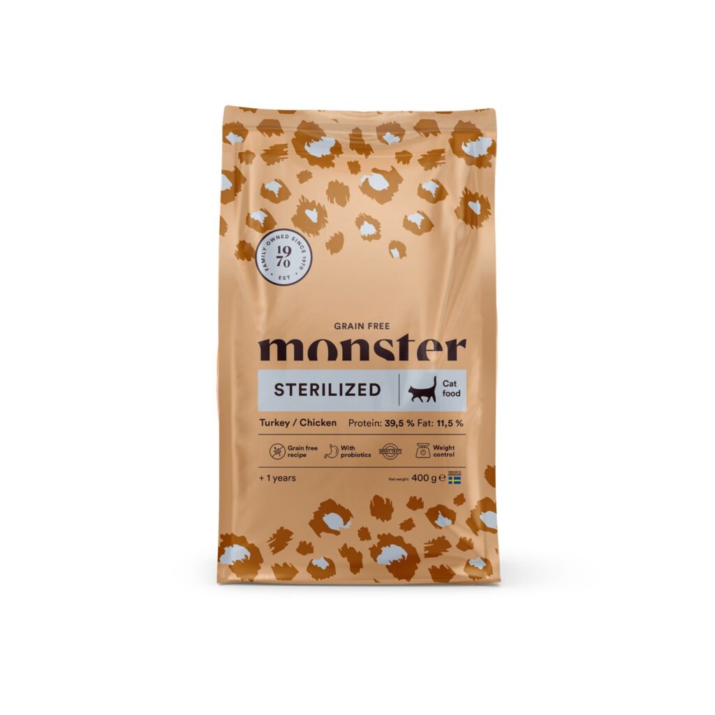 Monster Cat GF Sterilized 400g