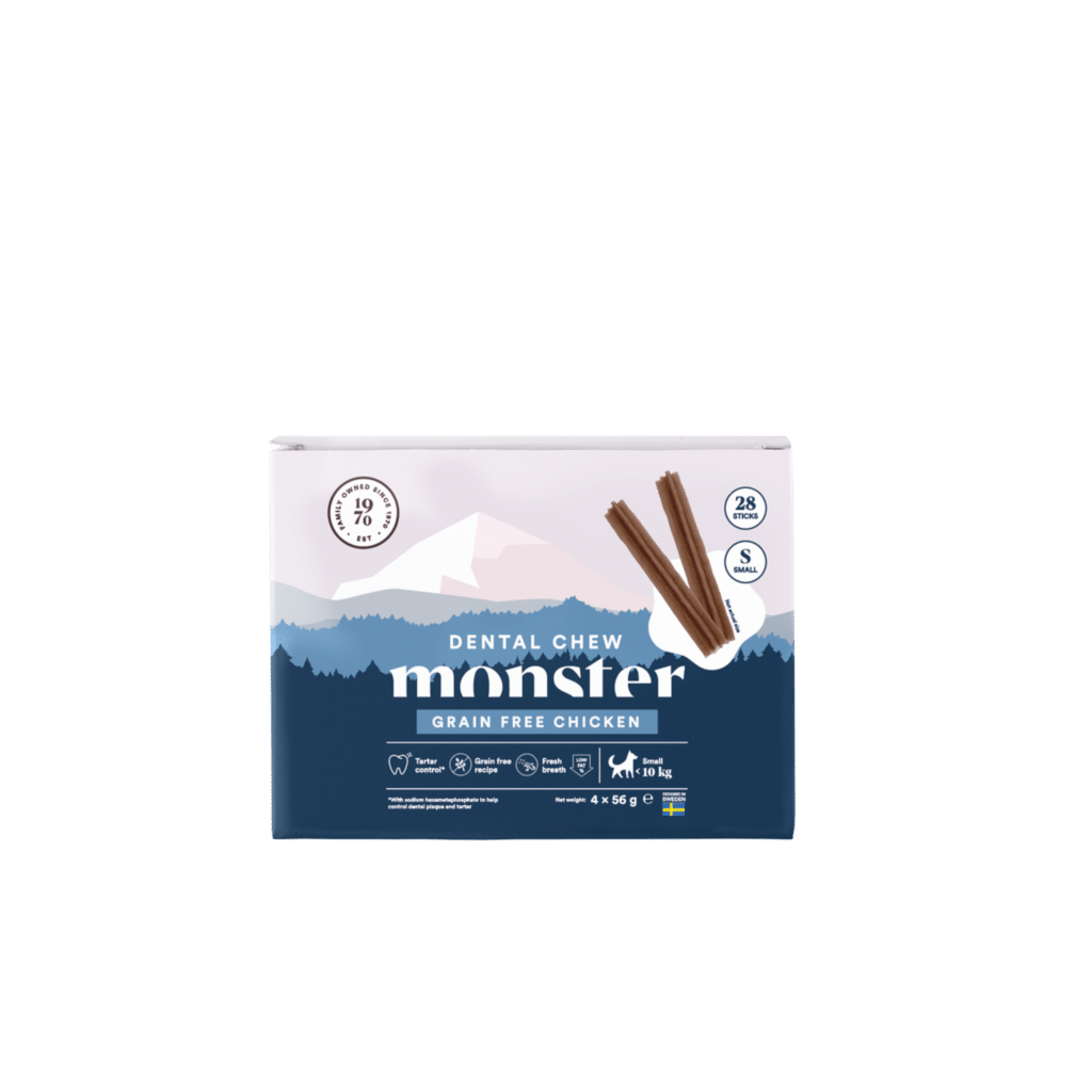 Monster Dental Chew GF Chicken S 28st