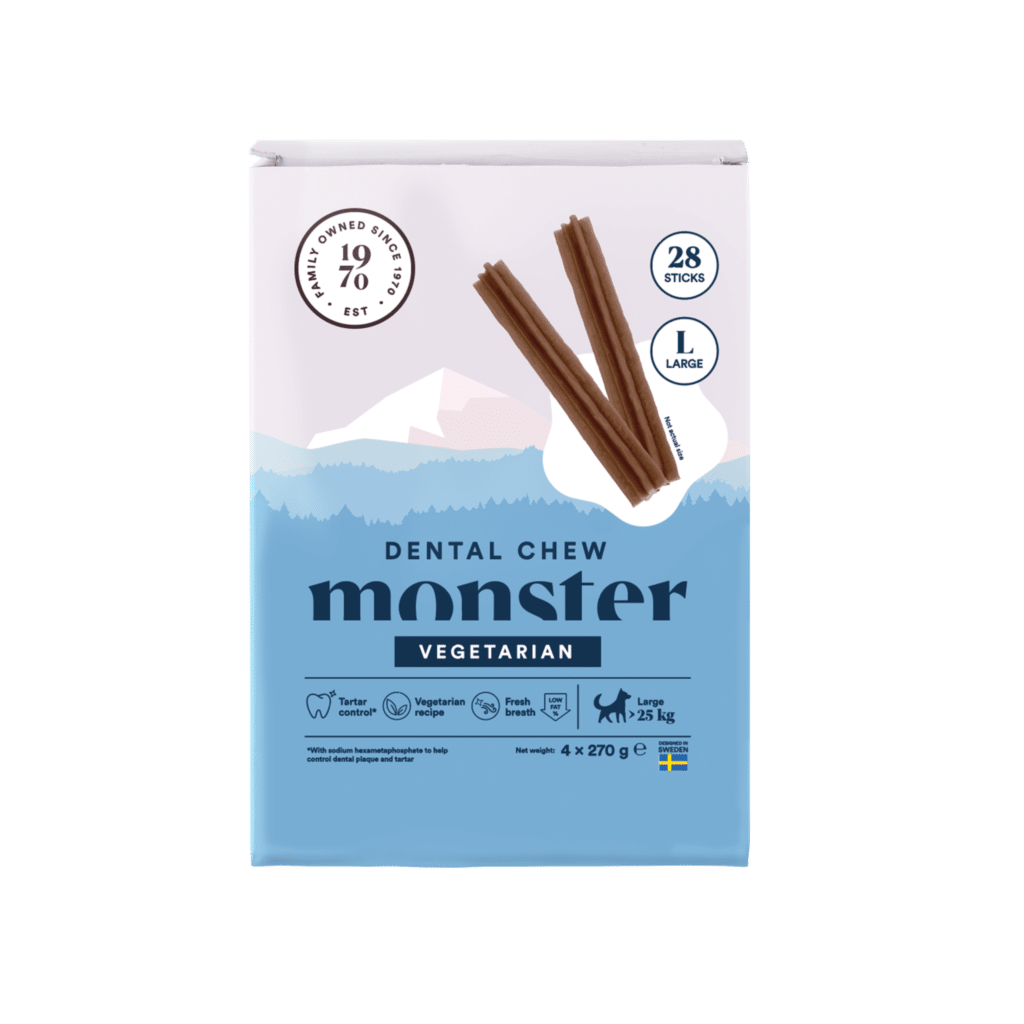 Monster Dental Chew Vegetarian L 28st