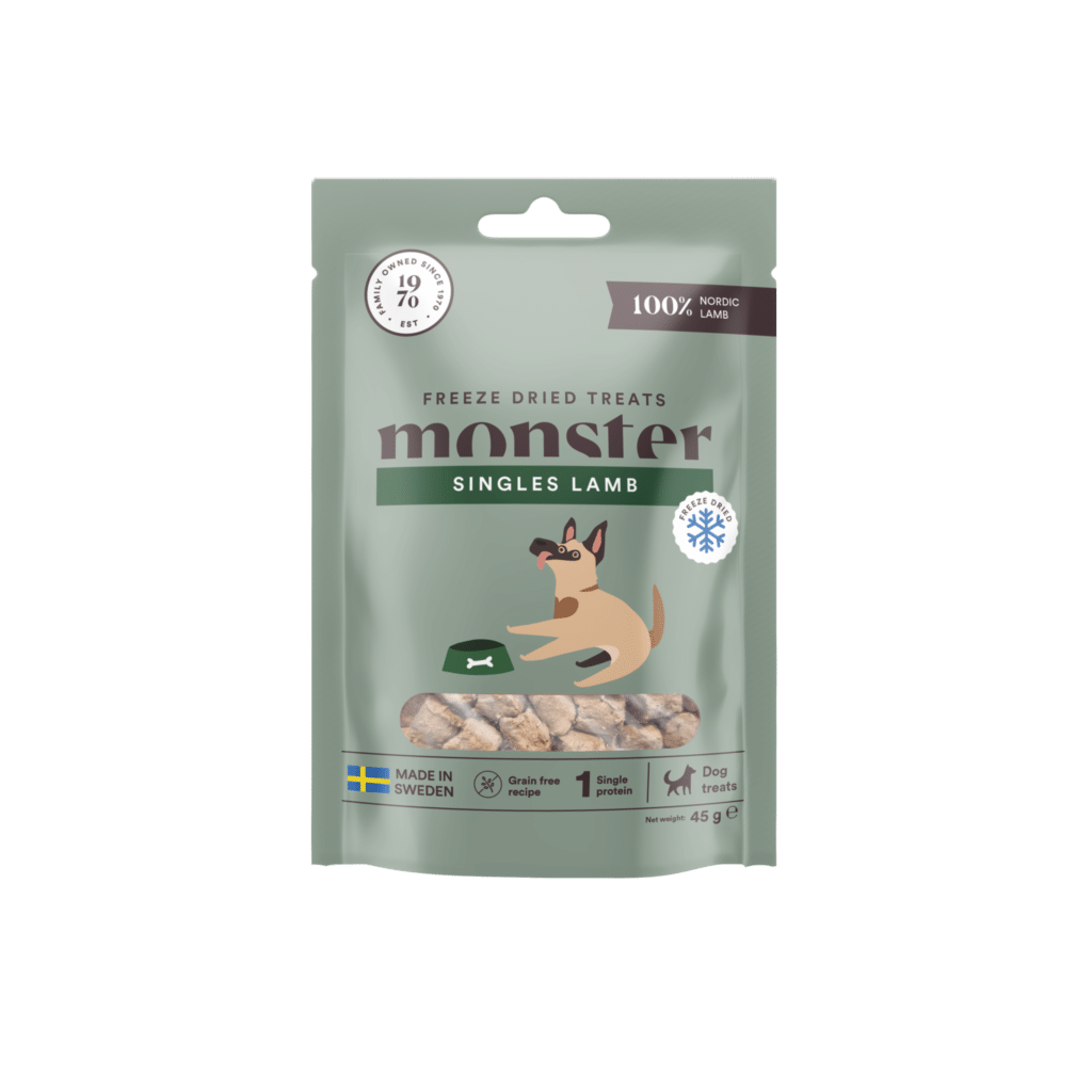 Monster Dog Treats Freeze Dried Lamb 45g