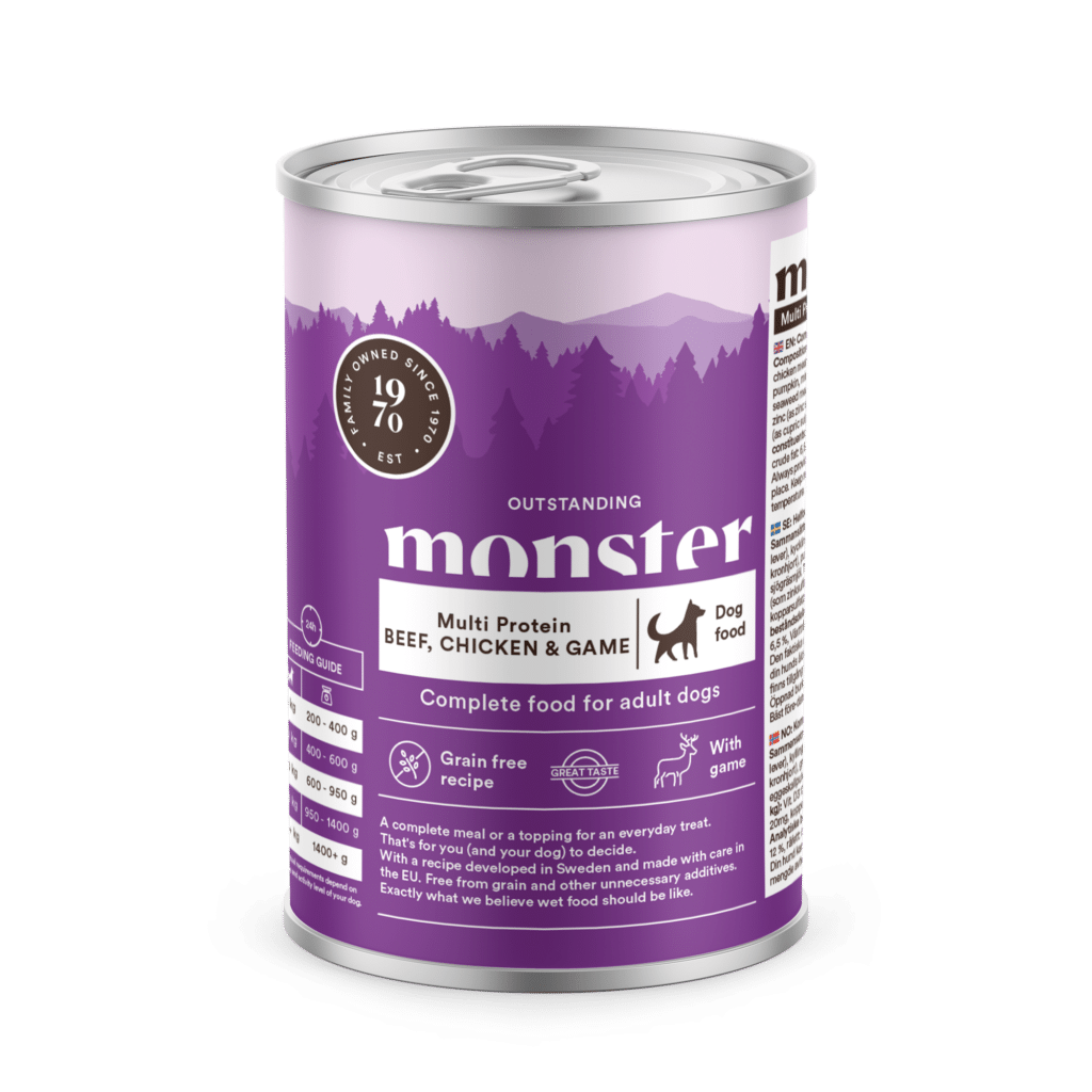 Monster Dog Multi Beef/Chicken/Game Burk 400g