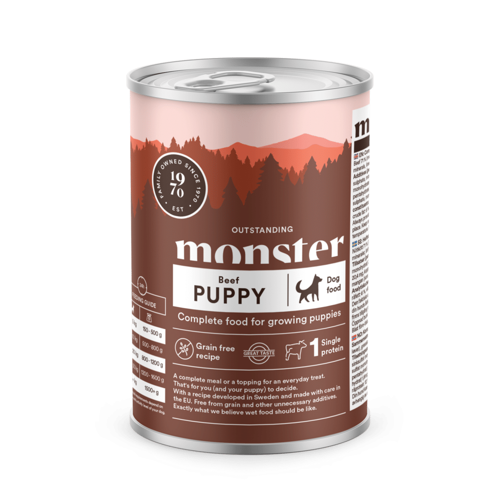 Monster Dog Puppy Beef burk 400g