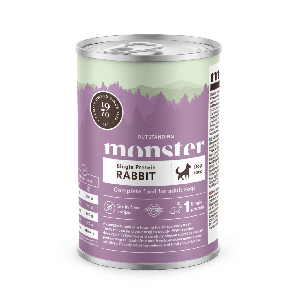 Monster Dog Adult Single Rabbit 400g