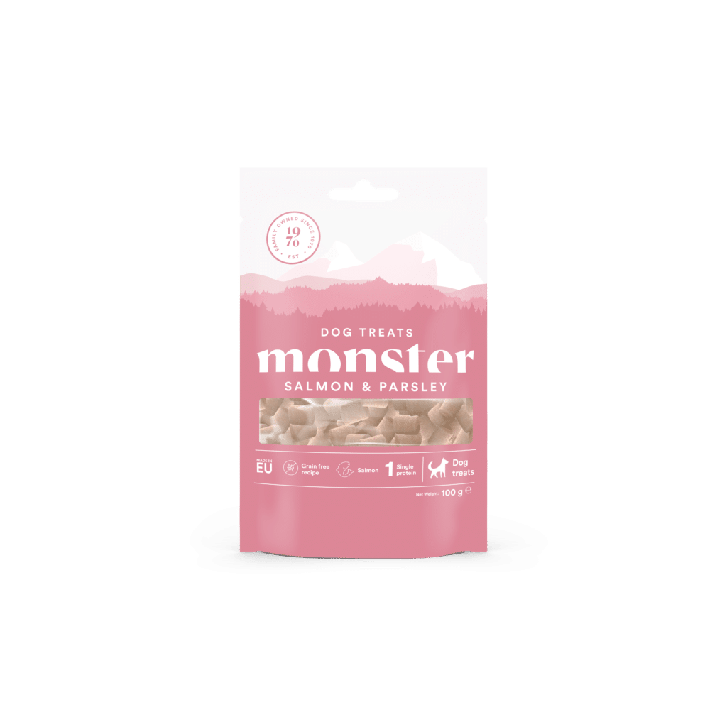 Monster Dog Baked Treats Salmon/Parsley 100g