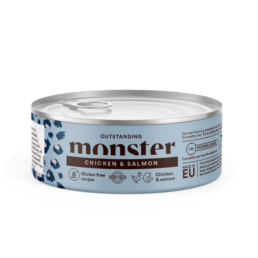 Monster Cat Burk 100g Multi Chicken/Salmon