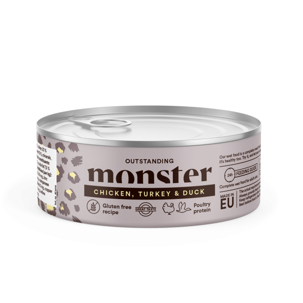 Monster Cat Burk 100g Multi Chicken/Turkey/Duck