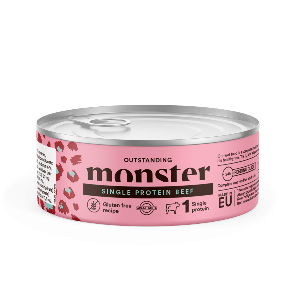 Monster Cat Burk 100g Single Beef