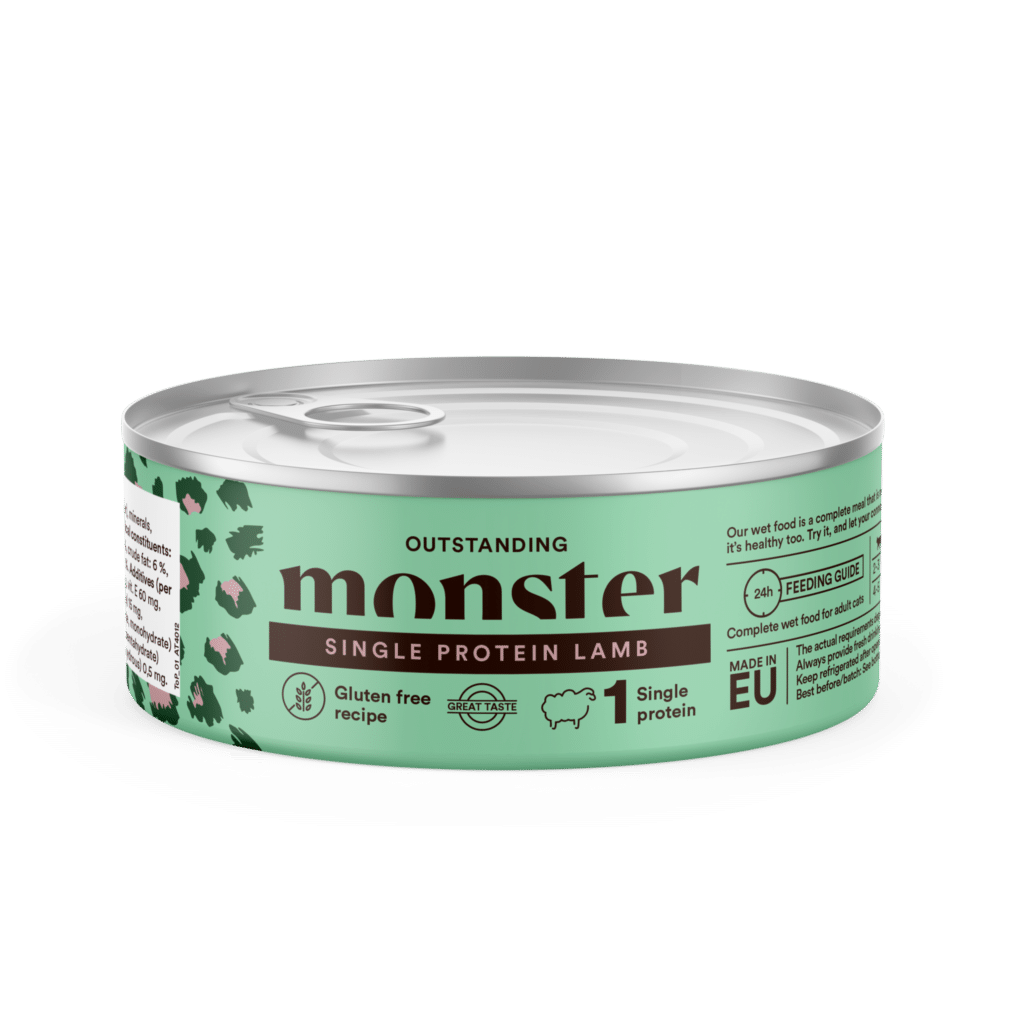 Monster Cat Burk 100g Single Lamb