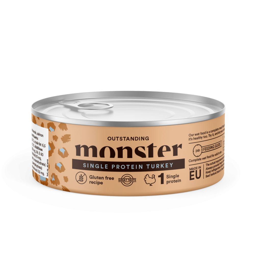 Monster Cat Burk 100g Single Turkey