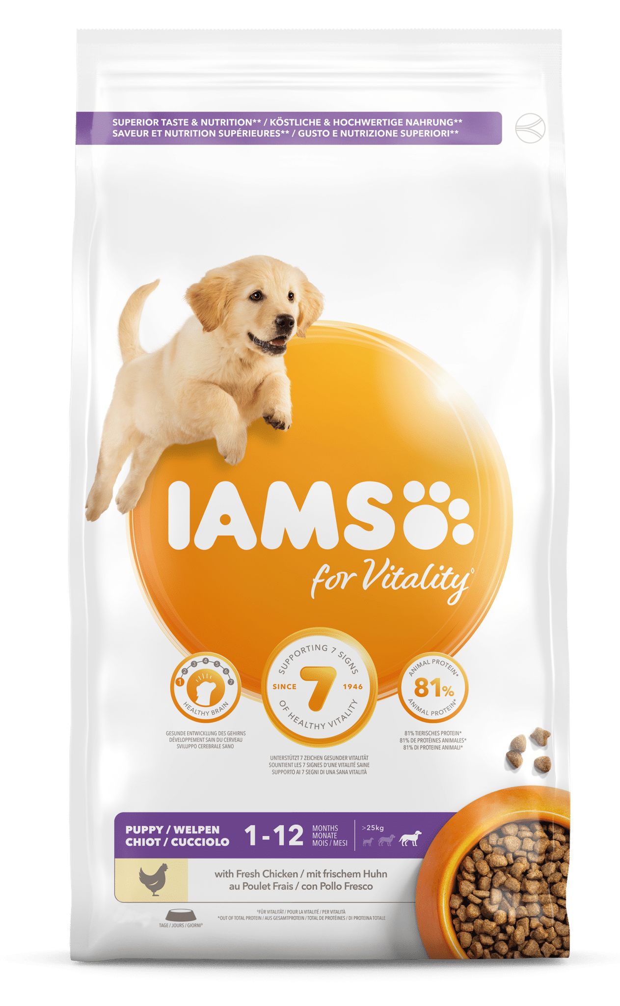 IAMS Puppy & Junior S&M 3kg