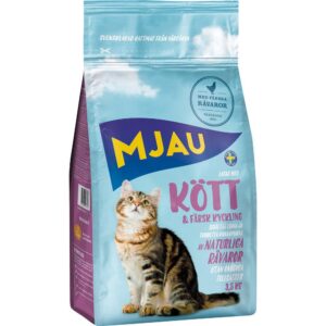 Mjau Torrfoder Köttsmak 3,5kg