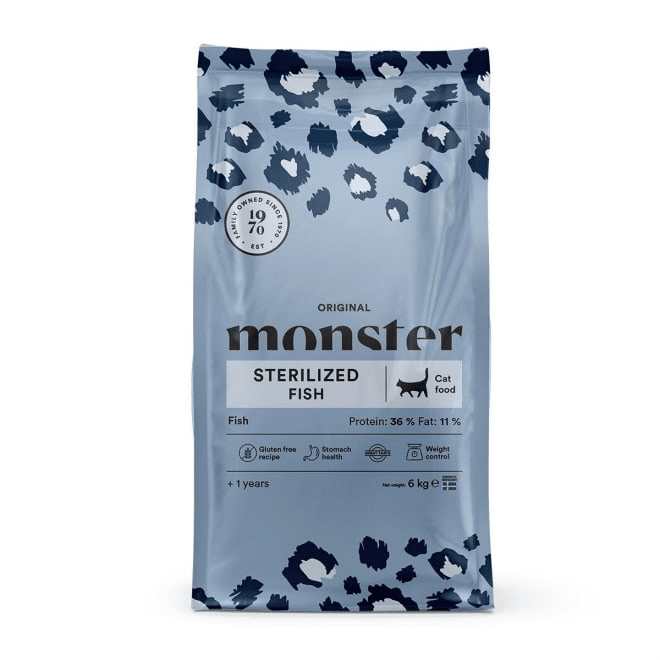 Monster Cat Original Sterilized Fish 6kg