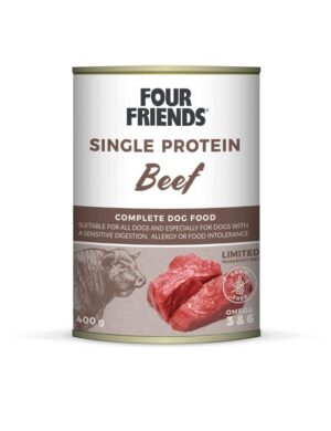 FourFriends Single Protein Beef Burk 400g
