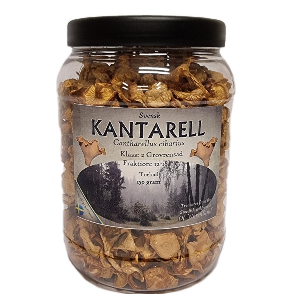 Kantarell 12-18mm 1,5 lit 150g