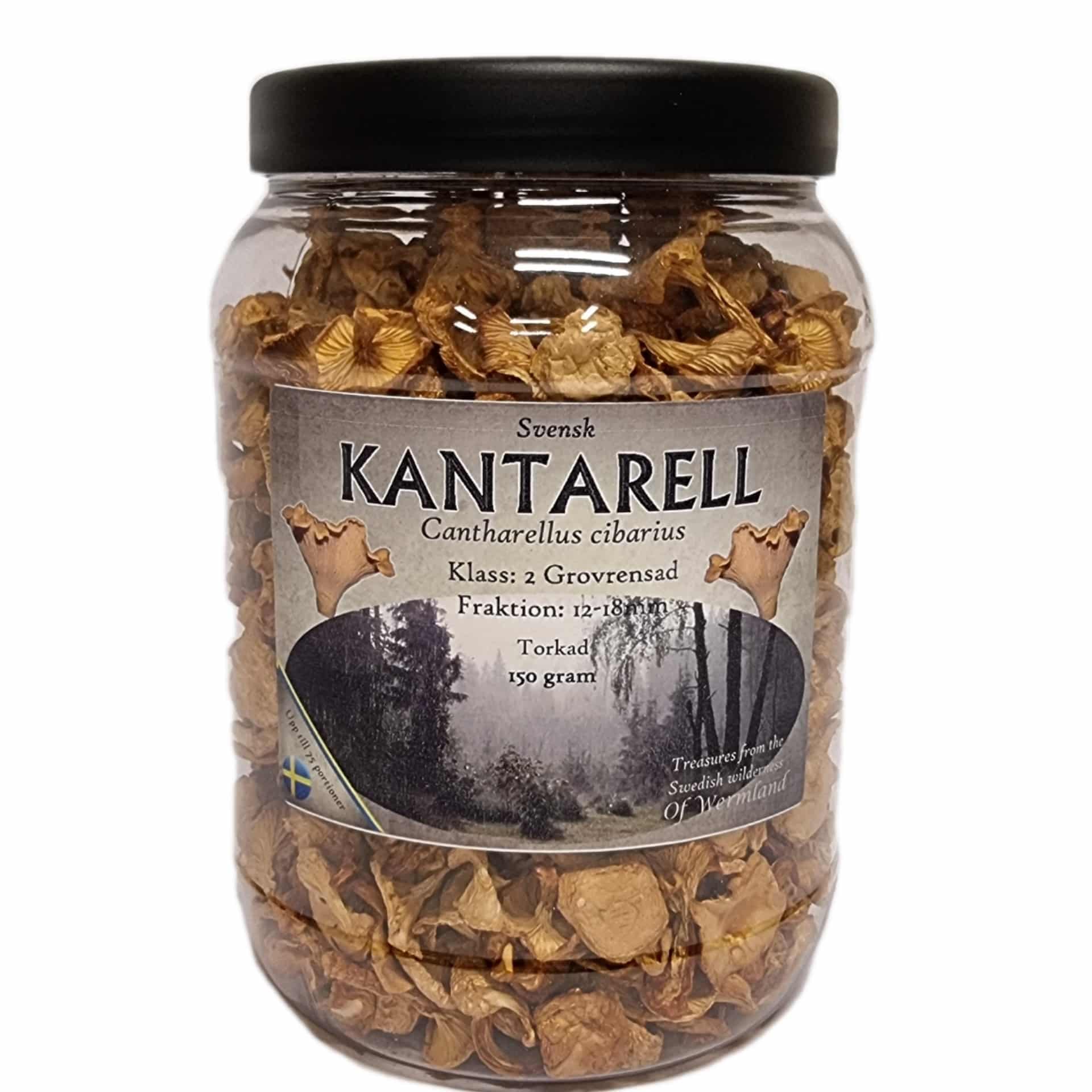Kantarell 12-18mm 1,5 lit 150g