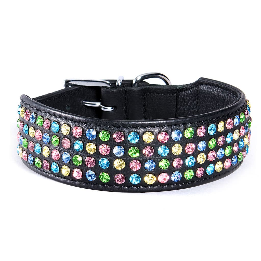 Halsband frg stenar 4 rader 60cm