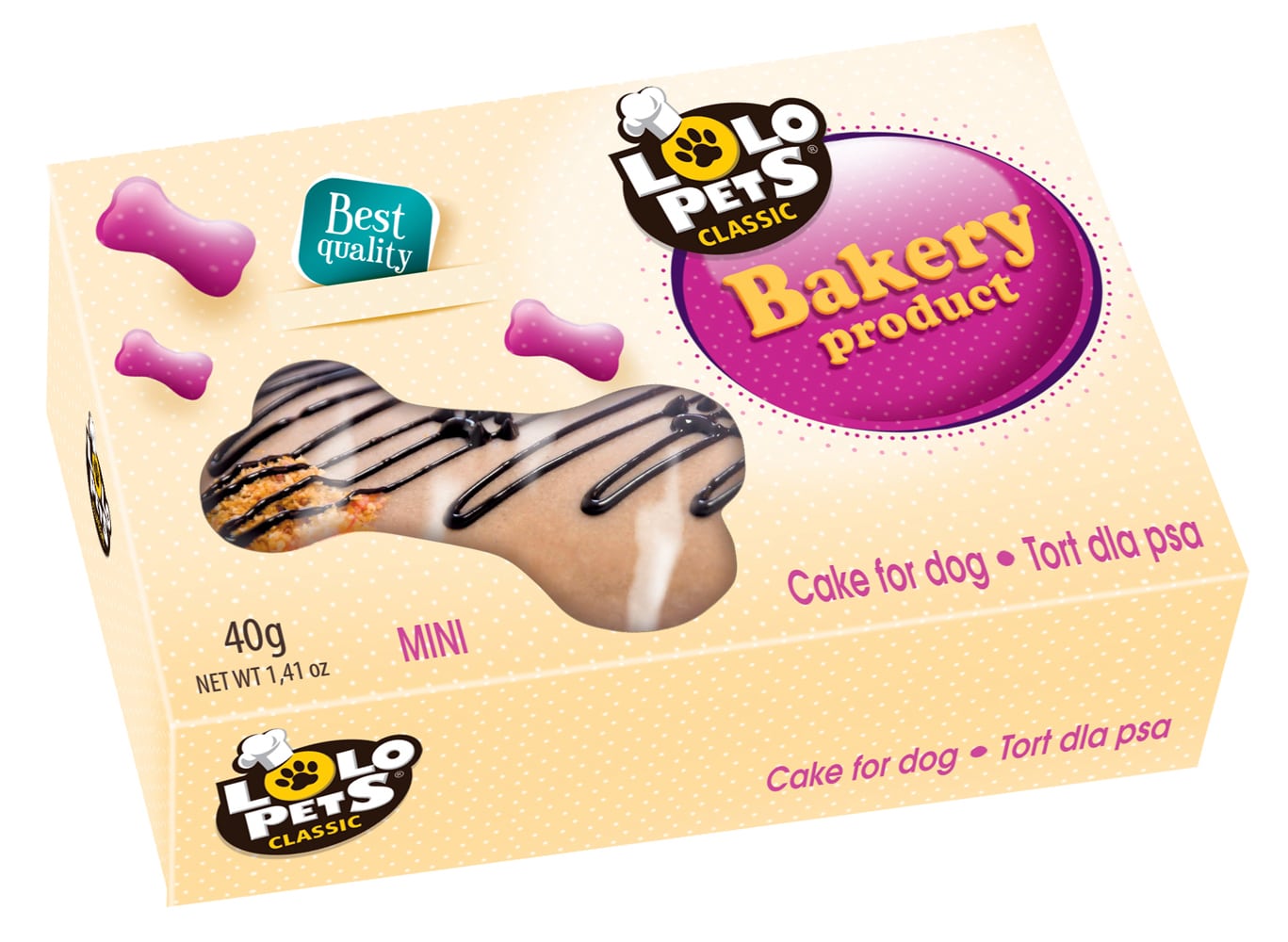 Lolo Dog Cake Choklad