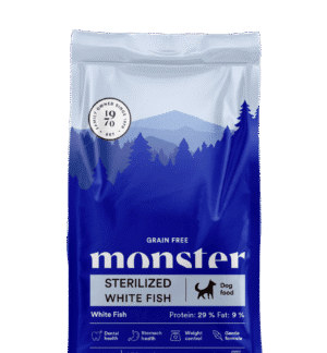 Monster Dog GF Sterilized White Fish 2kg