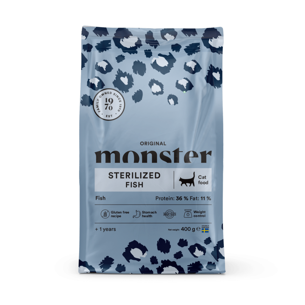 Monster Cat Original Sterilized Fish 400g
