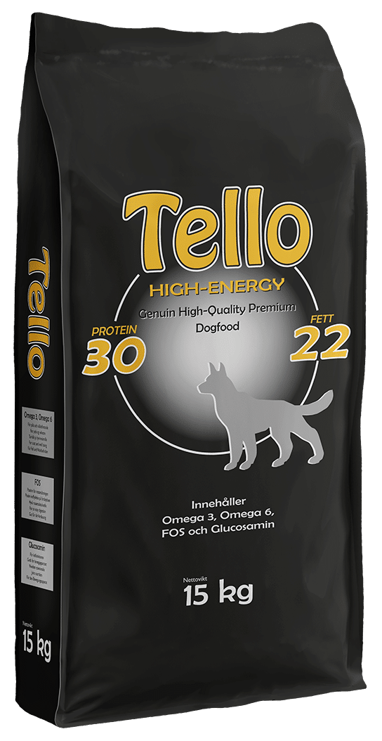 Tello High Energy SVART 15kg