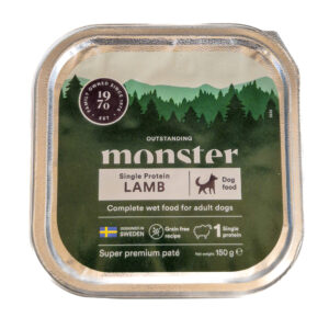 Monster Dog Lamb Paté Tray 150g