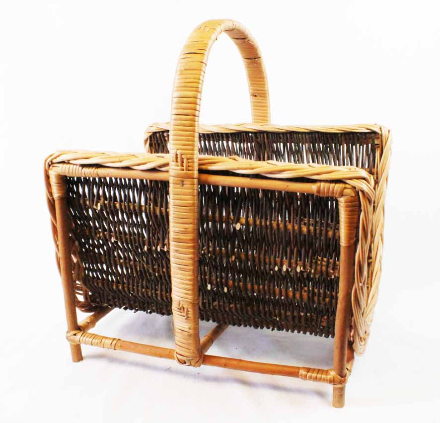 Vedhämtare på ben rustik 45cm