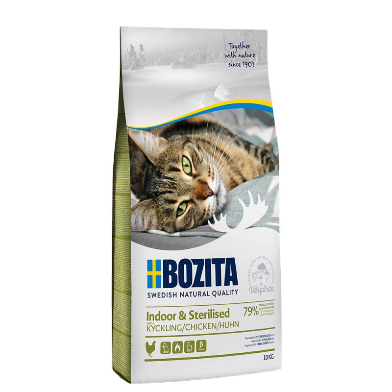 Bozita Indoor & Sterilised Kyckling 10kg