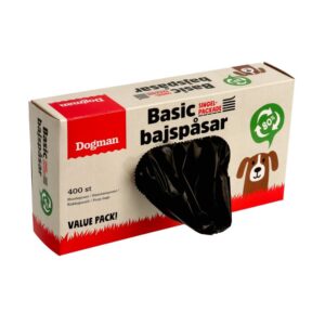 Dogman Basic Bajspåsar 400-pack