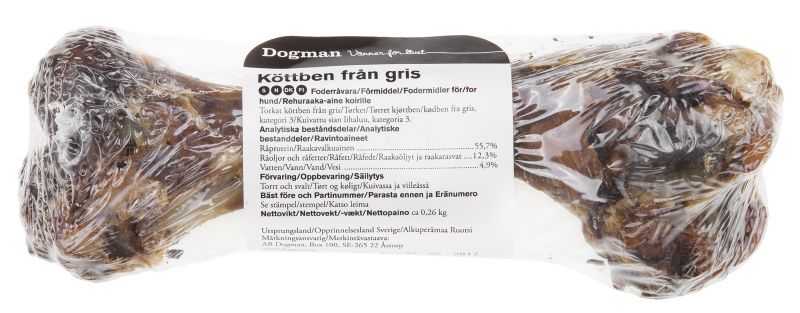 Dogman Köttben Gris Svenskt ca 250g