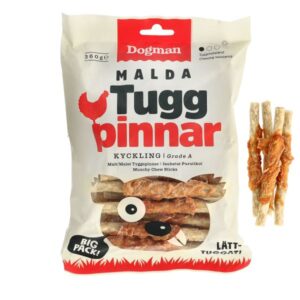 Dogman Malda Tuggpinnar Kyckling 12,5cm 30-Pack