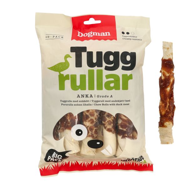 Dogman Tuggrullar Anka 17,5cm 10-Pack