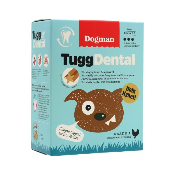 Dogman Tugg Dental Kyckling S 28-pack