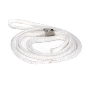 Dogman Utställningskoppel Platt Vit S 0,5*120cm