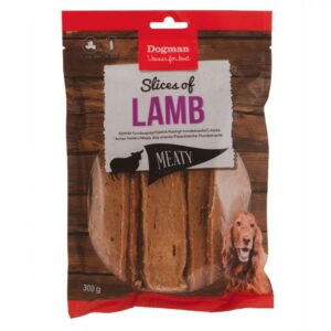 Dogman Hundgodis Slices of Lamb 300gr