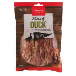 Dogman Hundgodis Slices of Duck 300gr