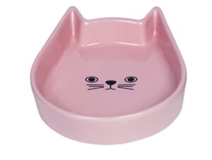 Keramikskål "Kitty face" Rosa