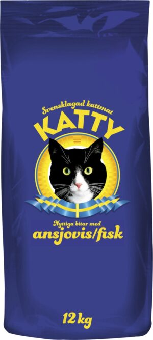 Katty bitar Ansjovis/Fisk 12 kg