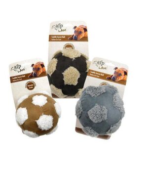 Hundleksak cuddle soccer ball 15cm