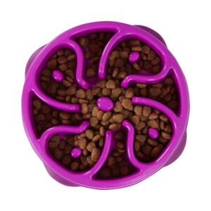 Matskål Fun Feeder Slo Bowl medium/mini Lila